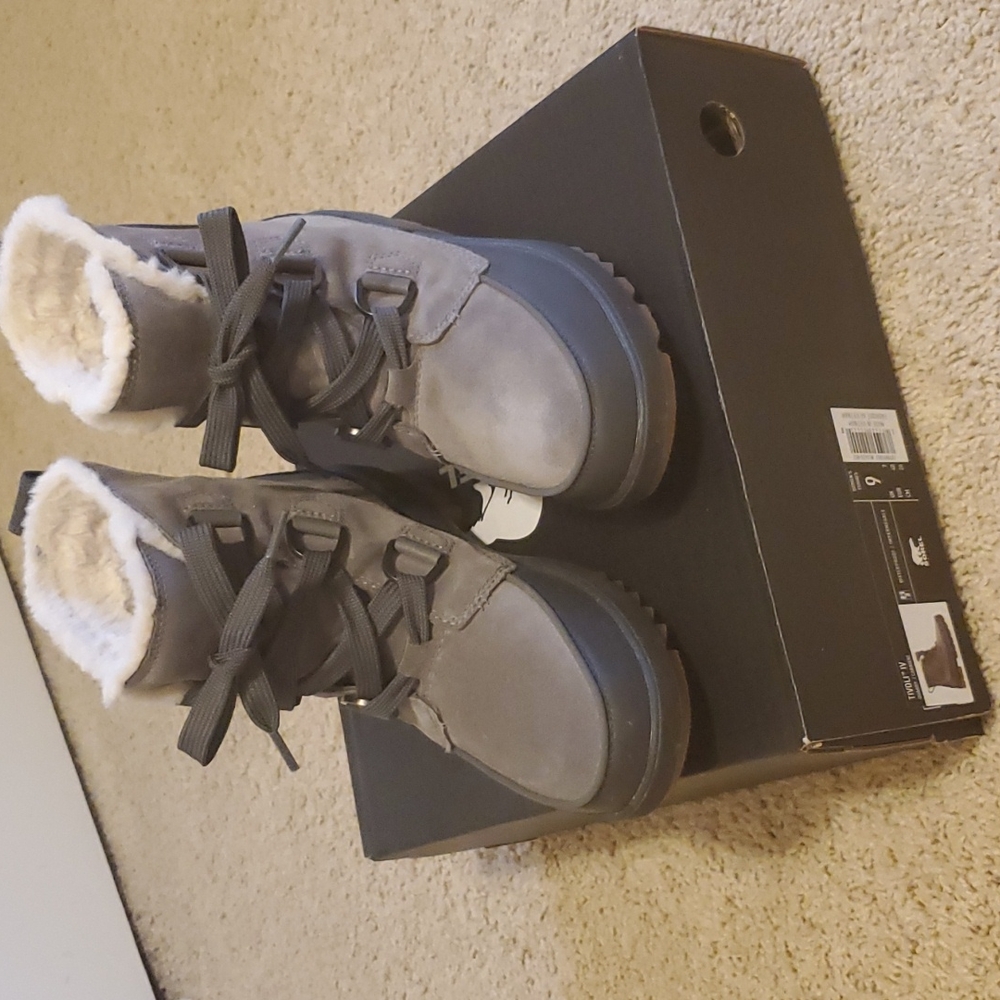 Sorel Women's Tivoli IV waterproof boots (Quarry Grey, size 9)